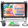 Rimoody 6G+128G 8 Core Wireless Carplay Android Autoradio per Mercedes Benz A/B Class W169 W245 B200 W639 Viano W906 Sprinter 9 Pollici Autoradio Android Auto Navi GPS WiFi DSP EQ Bluetooth FM/RDS USB SWC