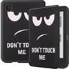 SATURCASE Cover per Kobo Clara Color/Clara BW 15,2 cm (6), bella pelle PU in silicone Flip Folio Ultra Slim Leggera Custodia Protettiva con Funzione Auto Sleep/Wake (KN-1)
