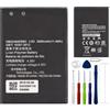 E-yiiviil Batteria di ricambio HB824666RBC compatibile con Huawei E5577 E5577Bs-937 con strumenti