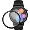kwmobile Pellicola Protettiva Smartwatch Compatibile con Huawei Watch GT 3 (42mm) Protezione - Protettore Schermo - Anti Impronte Antiurto - Set 2 Pezzi