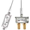 TronicXL Distributore antenna a 2 scomparti con amplificatore satellitare digitale HD I per TV satellitare DVBT DVBS Unicable 3D 4K HDTV I distributore morbido in linea per 2 televisori (2 ingressi