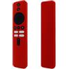 Generic Custodia protettiva in silicone per Xiaomi Mi 4K TV BOX 2023 di seconda generazione, impermeabile, anti-goccia, antiscivolo, custodia protettiva, accessori di protezione, colorata tinta unita (rosso)