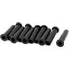 uxcell sourcingmap 10 pz 5mm diam interno Serracavo in gomma cavo di protezione avvio manicotto nero