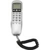 KIMISS KXT8888CID Corded Wall Wall Telefono con Display LCD - Telefono Cablato per Casa, Ufficio e Hotel (SILVER)