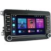 Loddery 2+32G Android 13 Autoradio Stereo per Volkswagen Passat B6 2007-2011 Golf Plus MK5 2003-2009 con Carplay Android Auto, 7 pollici Touch Screen Radio Lettore Multimediale con navigazione GPS FM RDS