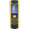 PUSOKEI Telefono Cellulare GSM 2G per Anziani, Mini Telefono Cellulare per Smartphone da 1,5 Pollici, Fotocamera Posteriore da 5 MP, Ricaricabile Tramite USB, Grande capacità 1600 MAh, Supporto Dual SIM 2G