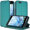 KARYLAX Seluxion - Cover con patta per LG F70, LG G3, Wiko Wax 4G, Wiko Sunset, Wiko Slide, Wiko Getaway, Wiko Birdy, Wiko Highway, Wiko Bloom, Wiko Lenny, Wiko Rainbow 4G, Wiko Darknight, Nokia Lumia 620, Nokia Lumia 635, Sony Xperia Z3
