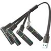 paleblue Batterie ricaricabili USB paleblue (AAA HR03 (LR03))
