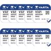 Varta 10 batterie a bottone 321 1,55 Volt Argento SR616SW SR65 Single-use battery