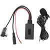 Aramox Cavo Ausiliario, Adattatore per Cavo AUX Bluetooth 5.0 con Microfono Vivavoce per Alpine CDA-9857 CDA-9886 CDA-117
