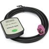 TREADALT-TEC Antenna di navigazione GPS attiva impermeabile per auto, con connettore Fakra H, rosa, compatibile con Ford F-150 F-250-F-550 Focus Edge Escape Expedition Explorer Fusion Mustang Taurus Truck SUV