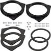 Aerzetix - Kit di 2 adattatori per altoparlanti Ø165 mm | Porte anteriori/posteriori | Compatibile con Toyota Auris