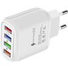 Generic USB Coating Block C Rapid Laying Block USB Rick C 4V3.1 Tipo C Blocco di carica, Caricatore da parete USB a caricamento rapido, Blocco di ricarica.