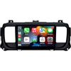 ADIVOX Autoradio Android 14 - Peugaot Expert/Citroën Jumpy 2016-2021 CarPlay e Android Auto, schermo touchscreen CarPlay da 9 pollici, sistema autoradio multimediale wireless (T4 (4 GB/64 GB)