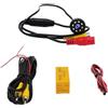 VOBOR Telecamera Retromarcia 12V, IP67 Telecamera di Assistenza Al Parcheggio per Visione Notturna HD per Auto, 170° Grandangolare Impermeabile Retrocamera Auto per Camper Camion Autobus SUV