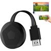 Générique Adattatore Dongle HDMI senza fili, ricevitore di visualizzazione WiFi 4K & 5G, cromo-cast tv, miracast, compatibile con Miracast, Airplay, DLNA per Android, iOS, Windows, Mac - Streaming TV, Monitor