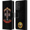 Head Case Designs Licenza Ufficiale Guns N' Roses Appetite for Destruction Arte Chiave Custodia Portafoglio in Pelle Compatibile con Galaxy A52 / A52s / 5G (2021)
