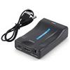 Tonysa Scart to HDMI Converter with HDMI1.4, 720P 1080P Video Converter Scaler Adapter with USB Cable,Support Pal, NTSC3.58. NTSC4.43, SECAM, Pal/M, Pal/N