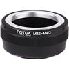 Lvifloae M42 Anello adattatore per obiettivo M42 42mm Anello adattatore per montaggio filettato per Micro 4 3 fotocamere con montaggio DSLR Mirrorless Corpi fotocamera Messa a
