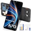 Atwist Schermo LCD per Samsung Galaxy A70 A705 Schermo di Ricambio per Galaxy A70 LCD Display per Samsung SM-A705F SM-A705FN Touch Screen Digitalizzatore Vetro Full Assemblaggio (Nero con Cornice)