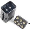 Asuinxurr Scatola batteria 12 V 6 x 18650, luce LED, supporto batteria con , USB/DC, doppia interfaccia, scatola batteria impermeabile, facile da installare, facile da usare