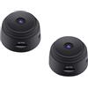 cookx 2Pcs Pixicam Magnetic Mini Security Camera,Pixicam Security Camera,Night Vision Motion Detection Security Cam Covert Cameras with App,Pixicam Mini 1080p HD Wireless Magnetic Security Camera