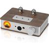 Douk Audio Douk E2 - Amplificatore per cuffie con XLR/4,4 mm/6,35 mm/RCA uscite, preamplificatore stereo HiFi con misuratore VU per cuffie, amplificatore domestico, altoparlante attivo