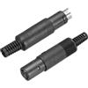 QUARKZMAN 1 Set S-Video DIN Mini Socket 6 Pin Trasmissione Segnale Mini Din Plug per TV DVD Computer Player(PS/2 Male e Female Plug)