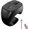 CGACCSD Telecomando per cellulare Scroll,Mini controller per tasti della videocamera, scatto remoto senza fili per fotocamera | per leggere e-book, scattare video, fotografie, vlogging e