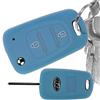 mt key Key Soft Case Cover per copri-chiave Cover protettiva in silicone blu fluorescente Kia Picanto Rio Sportage Hyundai Elantra Accent