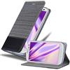 Cadorabo Custodia Libro per Samsung Galaxy S3 / S3 NEO in GRIGIO NERO - con Vani di Carte, Funzione Stand e Chiusura Magnetica - Portafoglio Cover Case Wallet Book Etui Protezione