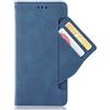 BAIDIYU Cover per Vivo X60 PRO Custodia, Slot Cart，Custodia a Portafoglio in Pelle PU di Lusso Custodia Flip Folio, Cover per Vivo X60 PRO.(Blu)