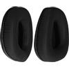 kwmobile 2x Cuscinetto Compatibile con Corsair Void v2 / Void Elite Surround/Void Pro - Cuscinetti Sostitutivi Cuffie Headphones Over Ear in Rete Mesh - nero
