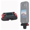 Generic Adattatore di montaggio magnetico a sgancio rapido per Insta360 X4 Air, supporto in lega di alluminio pieghevole a 2 poli e 1/4 di filettatura Supporto fisso Staffa di base per accessori per