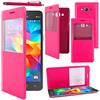 ebestStar - Cover Compatibile con Samsung Grand Prime Galaxy G530F, Value Edition G531F Custodia Portafoglio Protezione Flip Finestra View + Penna, Rosa [Apparecchio: 144.8x72.1x8.6mm, 5.0'']