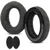 DowiTech Cuscinetti di ricambio traspiranti e durevoli compatibile con Sennheiser HD545 HD565 HD580 HD600 HD650 HD660S HD535 HD525 Headset con tessuto professionale e memory foam