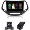 Generic Android 14.0 Autoradio 2 Din Stereo per Jeep Cherokee 5 KL 2014-2018 GPS Navi 9 Pollici Cartablet Lettore Multimediale FM BT Touchscreen Radio con Carplay 4G 5G WiFi DSP(C20)