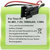 AccuCell - Batteria compatible conT eac R1 - BP-R1EU, 7,2 V, da 1800 mAh