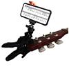 Pmsanzay Supporto universale per paletta della chitarra, con morsetto piatto, supporto per chitarra, basso, supporto per telefono live broadcast, per smartphone e fotocamere GoPro Action