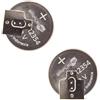 SIMPLETEK - 2x Batteria CR2354 a Bottone Non Ricaricabile 3V Pila con 3 Connettori da Saldare 180° Angolati (2 pezzi)