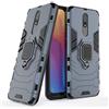 Ougger Custodia Xiaomi Redmi 8, Redmi 8A Cover, 360 Girevole Regolabile Ring Armor Bumper Case Magnetica Supporto per Auto, Duro PC + TPU Silicone Cover per Xiaomi Redmi 8, Redmi 8A (Blu Nero)