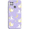 Mixroom - Cover Custodia Back case In TPU Silicone Morbido Per Xiaomi Redmi 10C Fantasia Coniglietti e stelline N1031