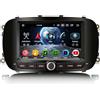 Erisin 8-Core Android 14 4GB RAM+64GB ROM Autoradio per Fiat 500X 2014-2020 7 pollici Supporto IPS GPS Navigatore Senza fili CarPlay Android Auto WiFi 4G DAB+ Bluetooth 5.0 DSP Canbus TPMS OBD2