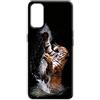Mixroom - Cover Custodia Back case In TPU Silicone Morbida Per Motorola Moto G14 Fantasia Tigre Nuota P222