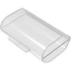 Myazs Custodia protettiva per batterie AA con 2 scomparti, trasparente, in polipropilene, per 1-2 batterie AA