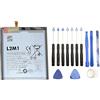 L2M1 Batteria EB-BG998ABY per Samsung Galaxy S21 Ultra 5G SM-G998 SM-G998B SM-G998B/DS 5000mAh 19.40Wh 3.88V con kit attrezzi cacciaviti smontaggio montaggio