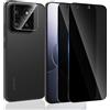 Yonntmmi Privacy Pellicola Protettiva per Xiaomi 14 Anti-Spy Vetro Temperato 2 Pezzi & Protezione Fotocamera Accessori 1 Pezzi, 9H Pellicola protettiva per Xiaomi 14