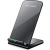 OneCut Caricabatterie wireless Apple per iPhone 15, 14, 13, 12, 11, Pro, Pro Max, Mini, SE, Xs, Xs Max, XR, X, 8 Plus 7.5 w Fast Qi Certified Wireless Mobile Phone Charging Stand