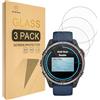 Mr.Shield Pellicola Protettiva per Garmin quatix 8 47mm Vetro Temperato [9H Durezza] [3 Pezzi] Protezione Schermo Senza Bolle