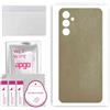 apgo BACK SKIN Film Pellicola protettiva Protezione Posteriore per Samsung Galaxy A54, skin sticker film foil vinyl Pelle beige